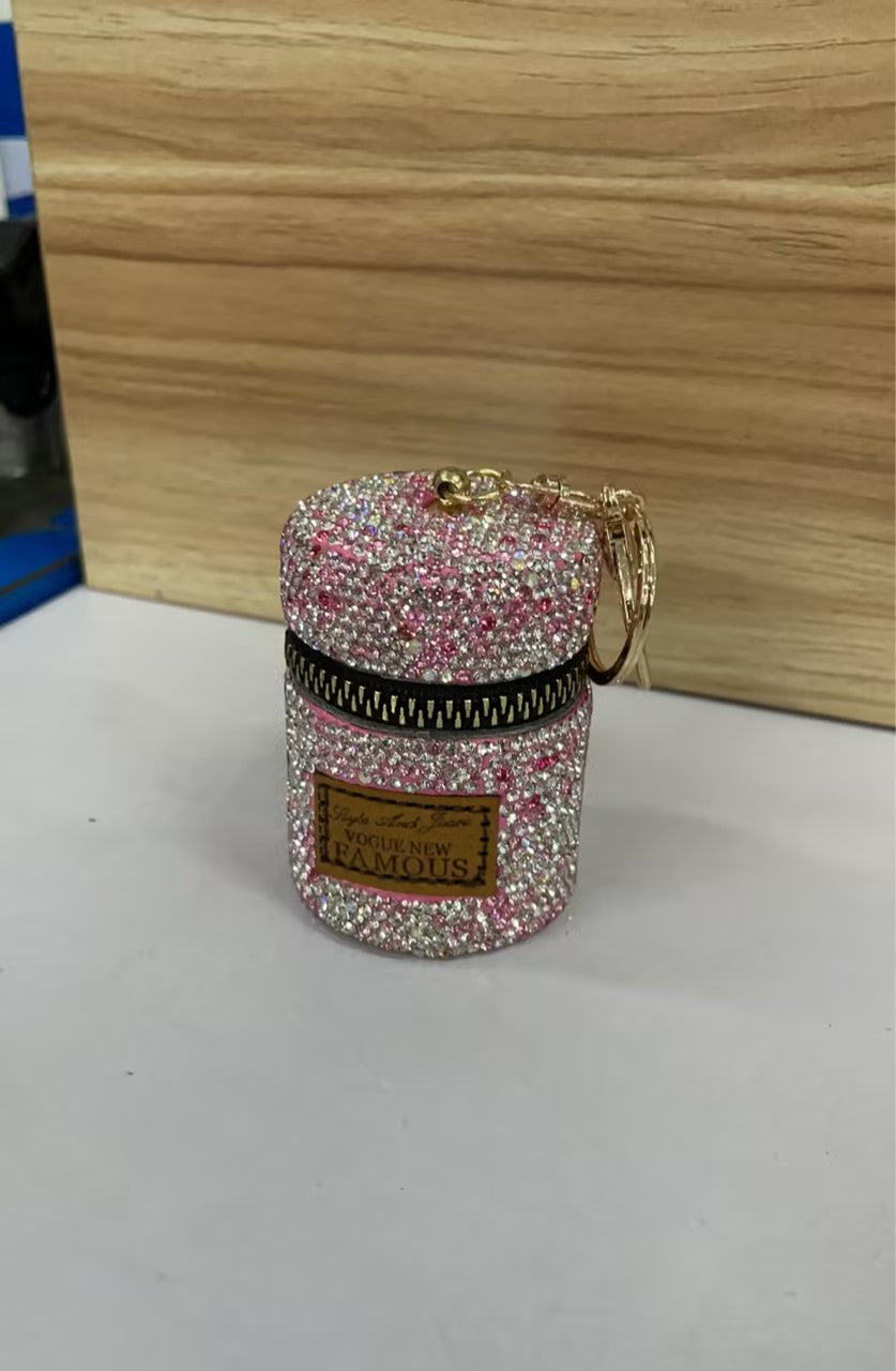 Silk Scarf Keychain Storage Mini