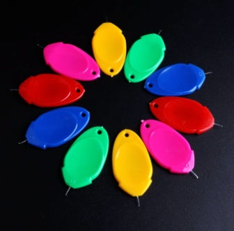 Simple Needle Threader With Hook Color Plastic Sheet