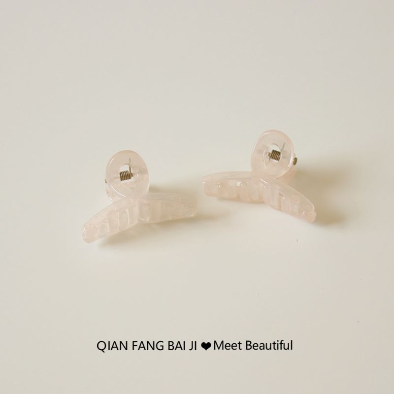 All-match Bangs Side Small Claw Clip Girl Heart Jelly Color