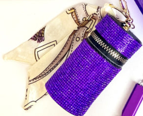 Silk Scarf Keychain Storage Mini